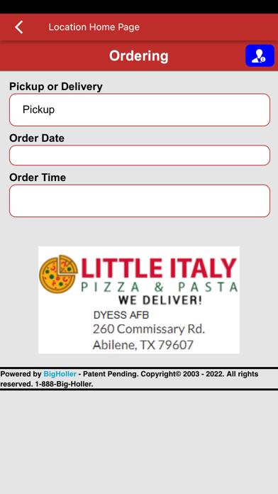 Little Italy Pizza and Pasta Screenshot