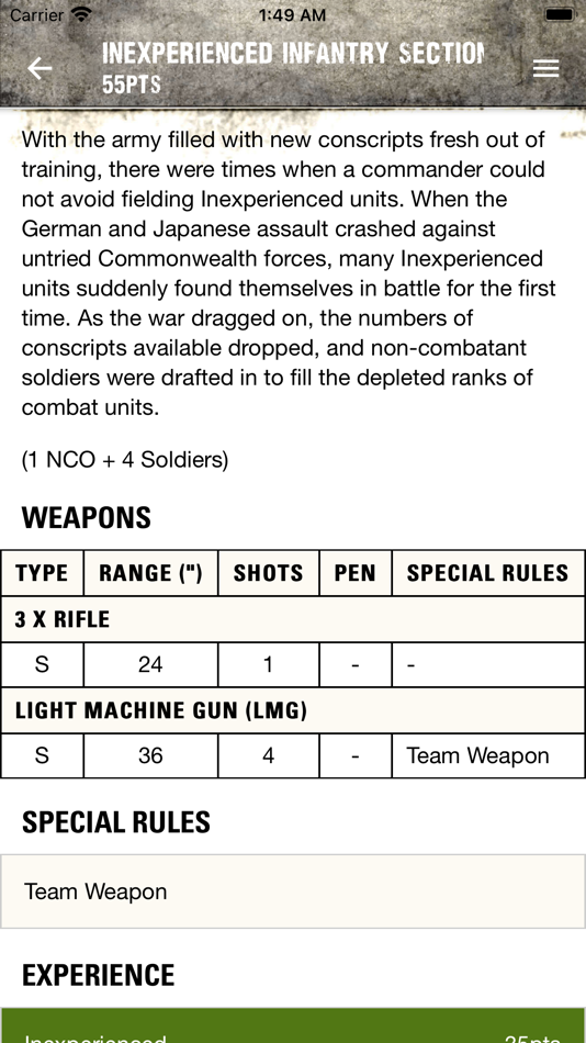 #3. Warlord Games List Builder (iOS) Podle: Warlord Games