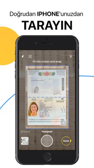 PDF Tarayıcı・Document Scanner iPhone Ekran Görüntüsü 1