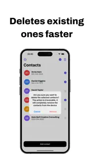 contactlist: temporary contact iphone screenshot 3