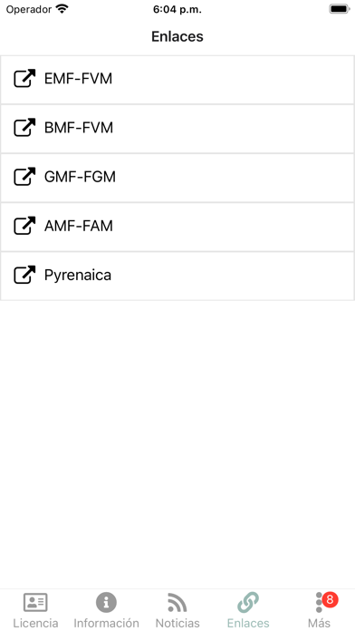Euskal Mendizale Federazioa Screenshot