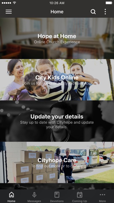 Cityhope App Screenshot