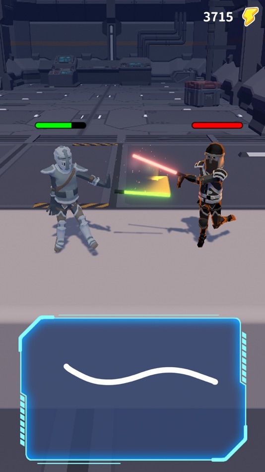 #1. Saber Master - Sword Swipe (iOS) By: Mooncake Games Limited