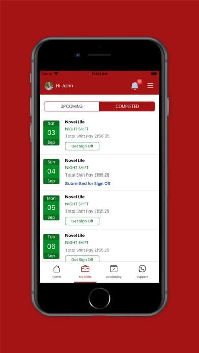 Galaxy Staffing Screenshot