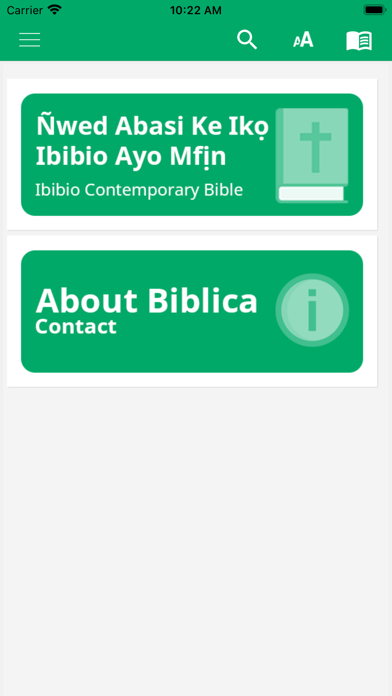 Ibibio Contemporary Bible Screenshot