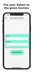 Clock Angle Calculator screenshot #2 for iPhone