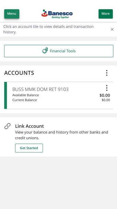 Banesco USA Screenshot