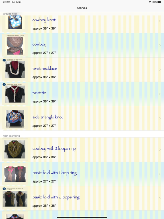 Screenshot #6 pour scarves