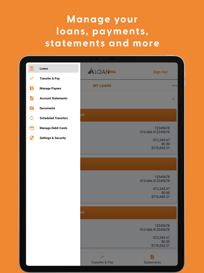 Loan One Mobile Access