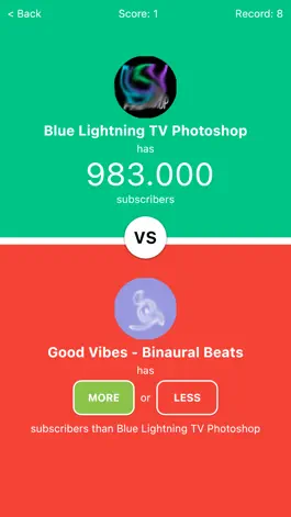 Game screenshot Who Has More Subscribers apk