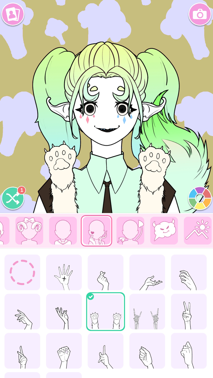 Vlinder Monster Avatar Maker