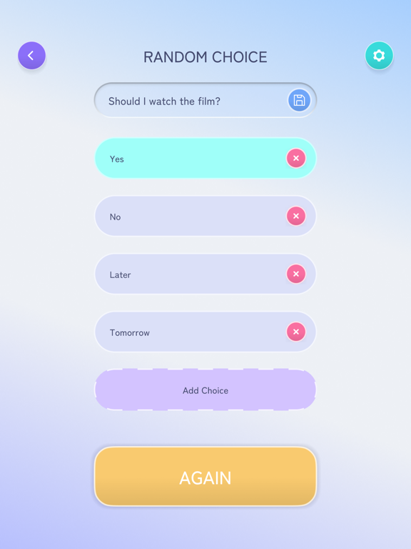 Screenshot #5 pour Magie des options - Décisions