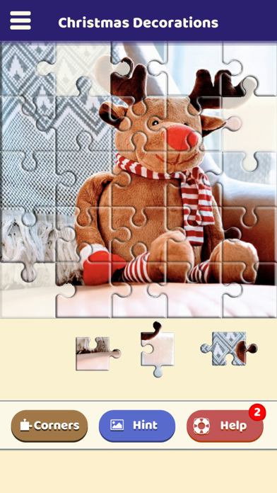 Christmas Decorations Puzzle Screenshot