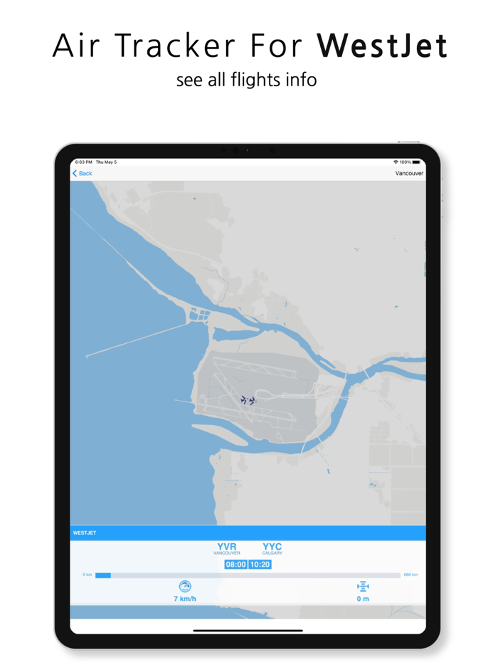 WJA  Tracker for WestJet