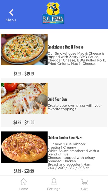 B.C. Pizza - Order Now!