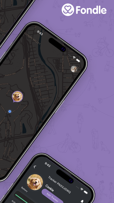 Fondle Pet Tracking Screenshot