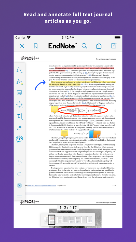 #2. EndNote (iOS) 来自: Clarivate Analytics (US) LLC