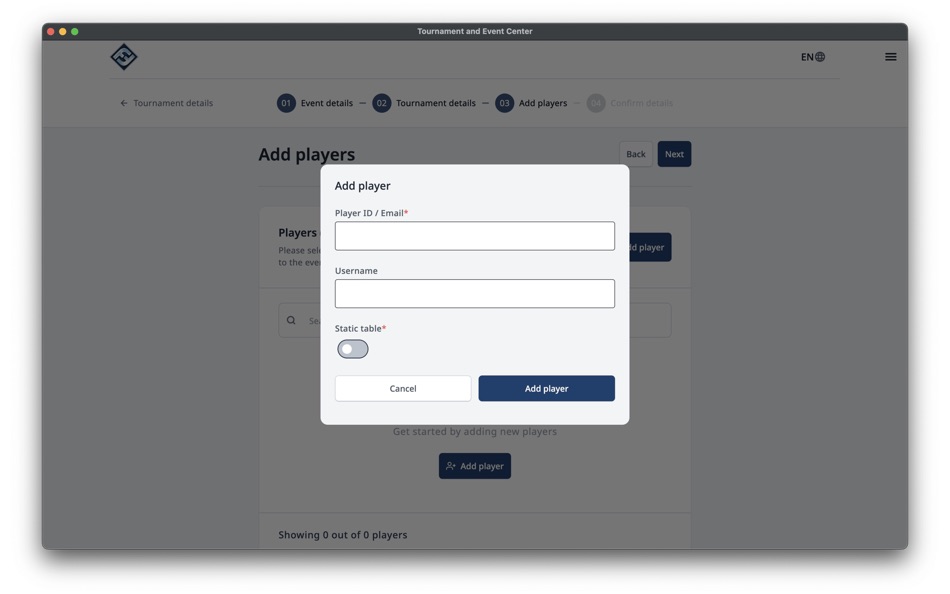 #2. Tournament and Event Center (macOS) Podle: Barsness Solutions
