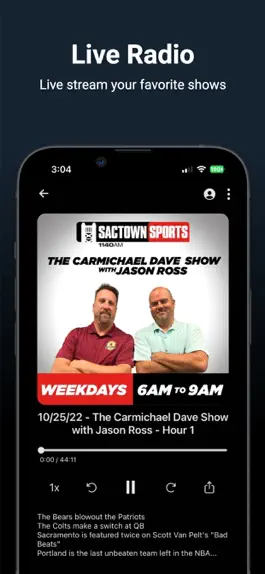 Game screenshot Sactown Sports 1140AM hack