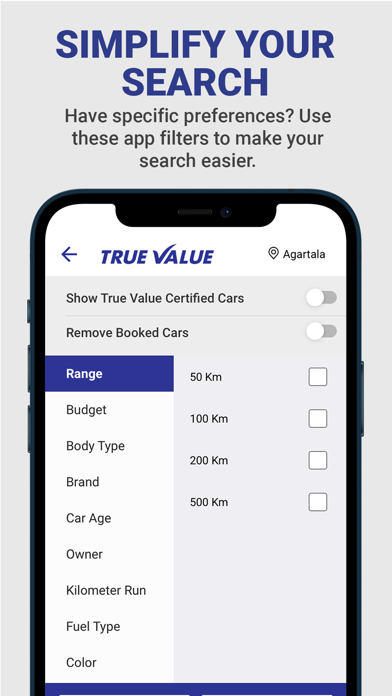 Maruti Suzuki True Value Screenshot