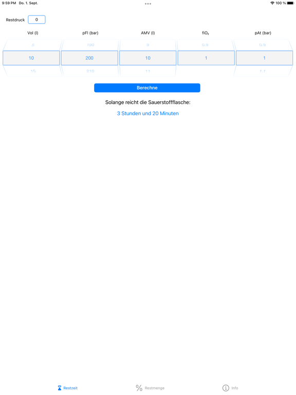 Screenshot #4 pour Sauerstoffrechner