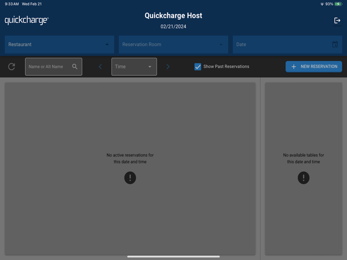 Quickcharge Reservations