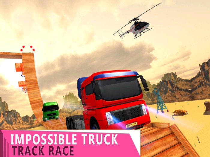 Truck Stunt Jump Driving