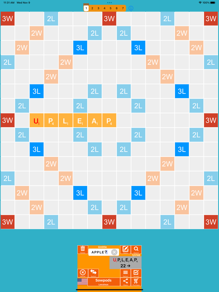 Lexulous Cheat  Solver