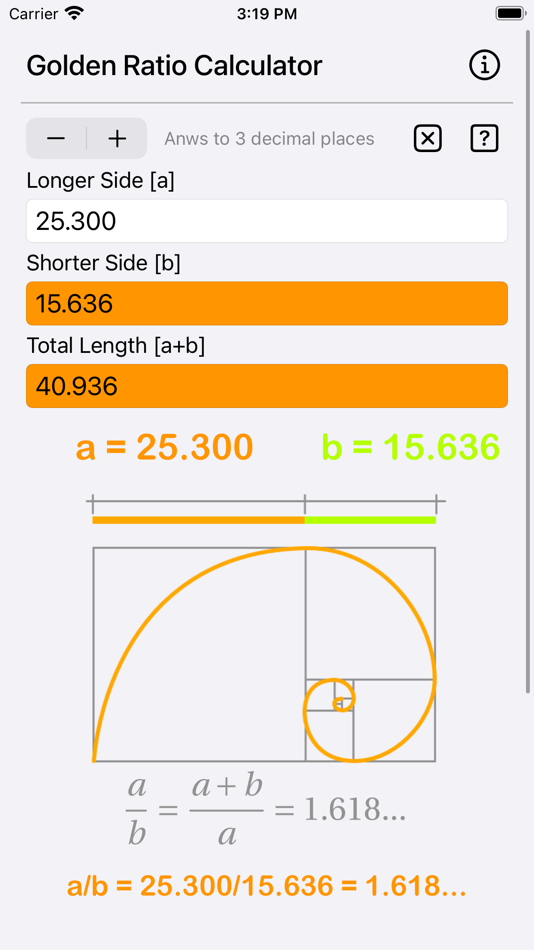 #10. Golden Ratio Calculator Plus (iOS) 由: Heng Jia Liang