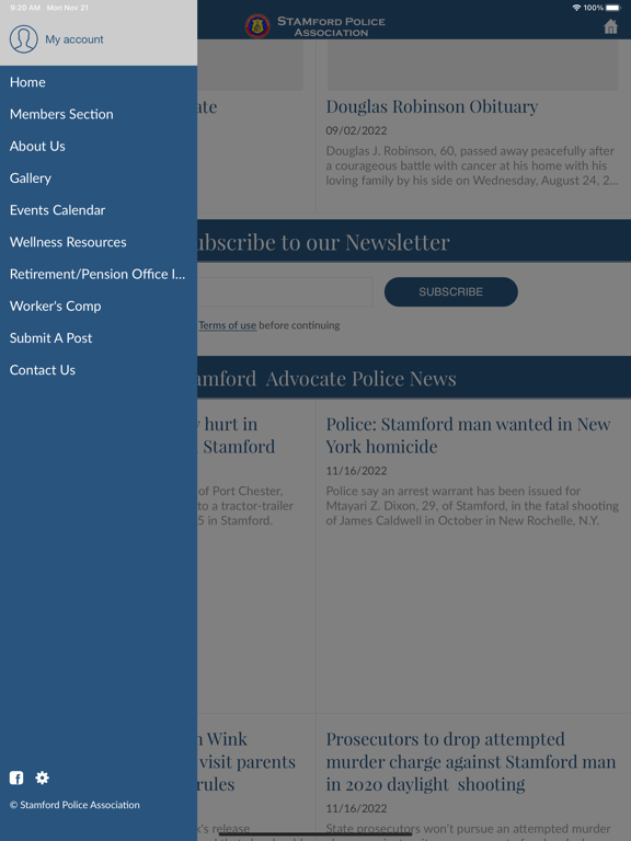 Screenshot #4 pour Stamford Police Assn.