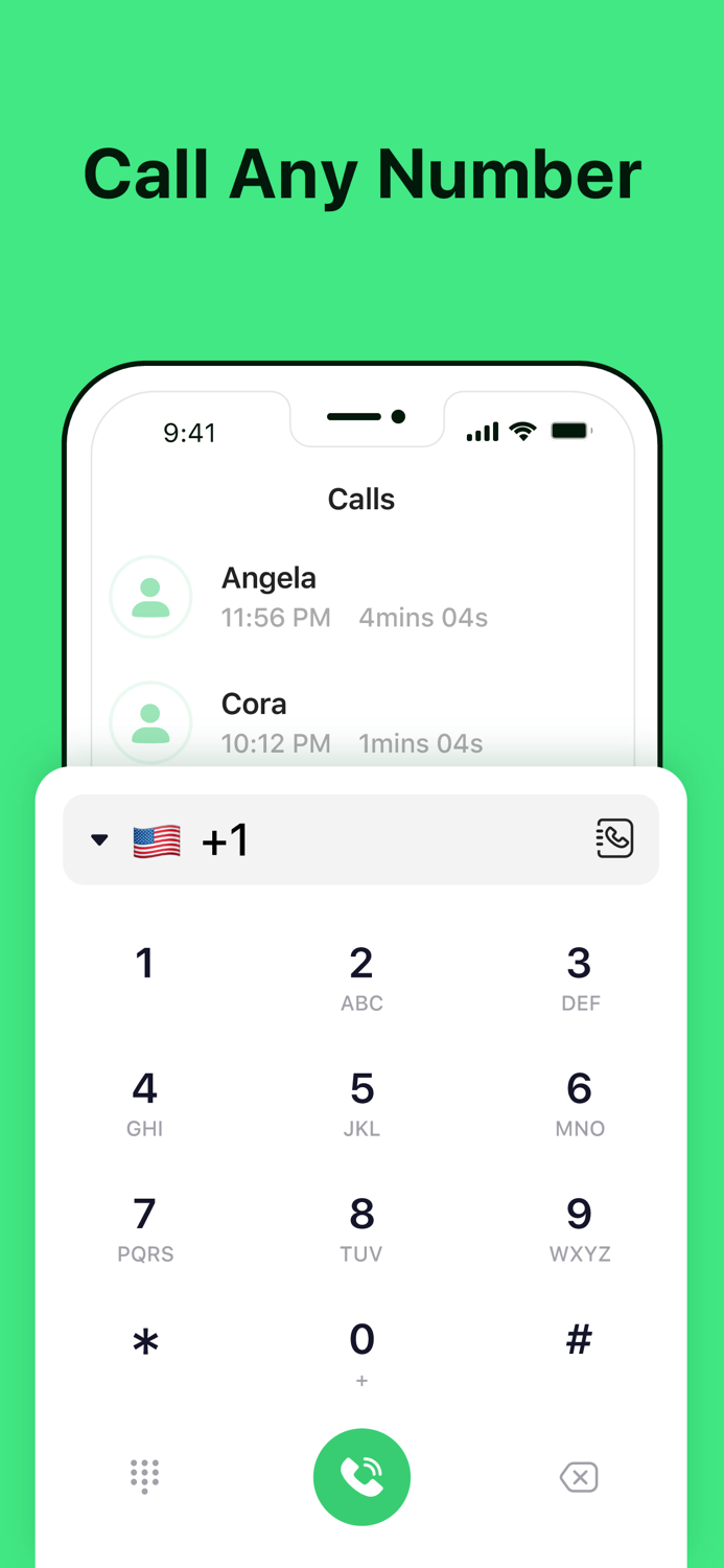 Dual - Second Phone Number App