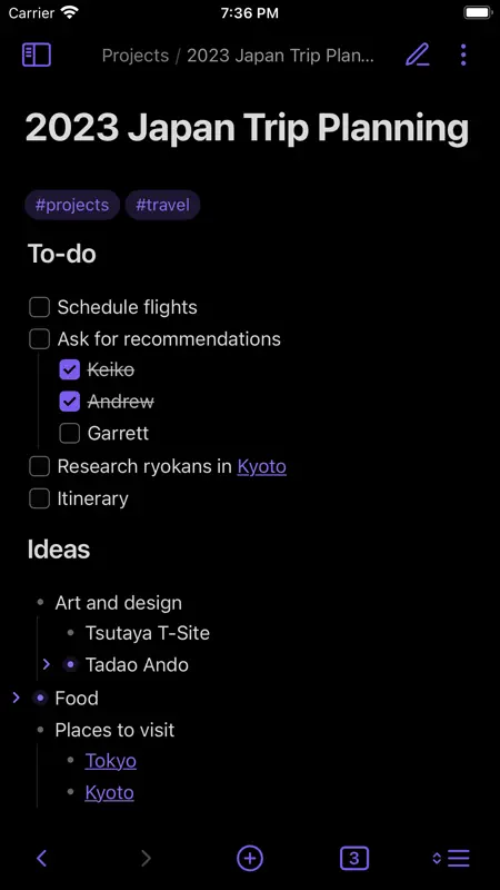 Obsidian - Connected Notes screenshot 3 of 7