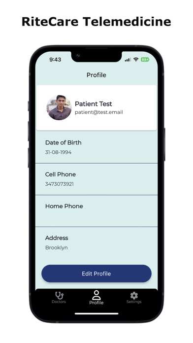 RiteCare Telemedicine Screenshot