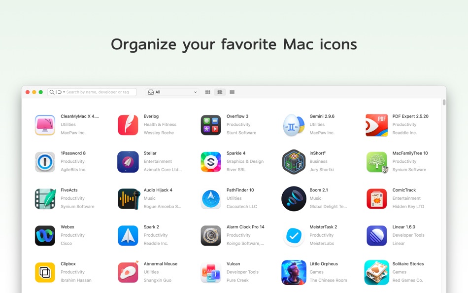 #1. IconBook Lite (macOS) Με: 磊 刘