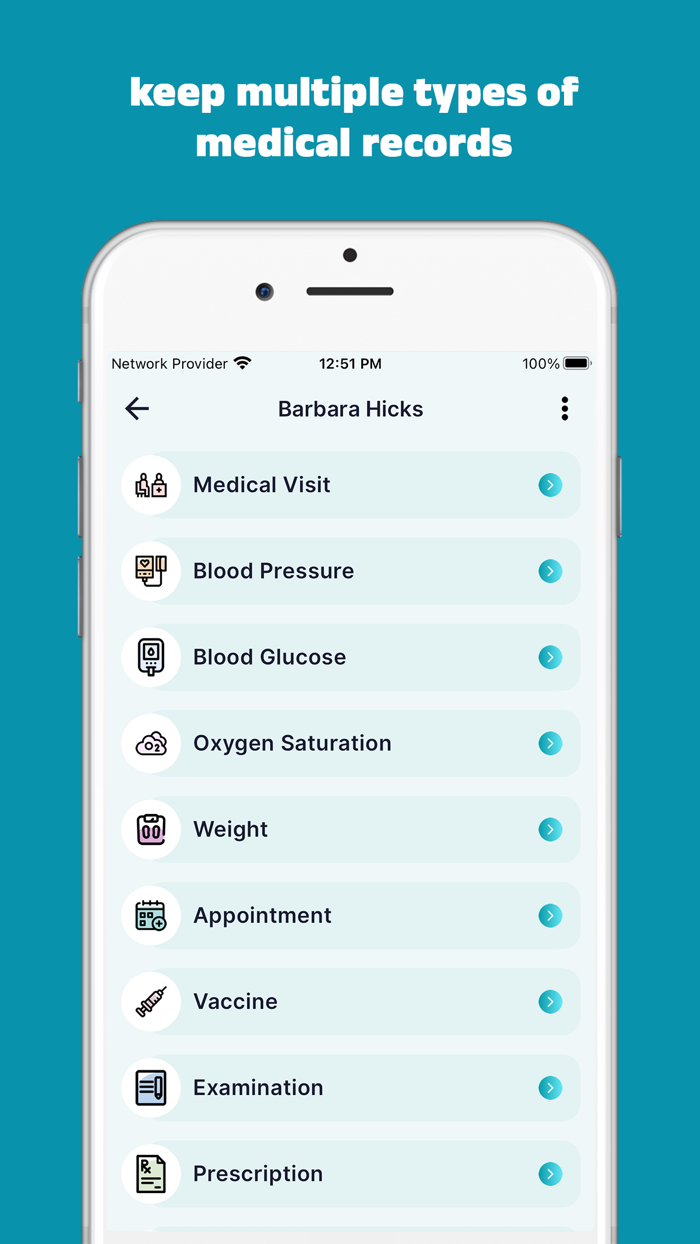 HealthDiary Medical History