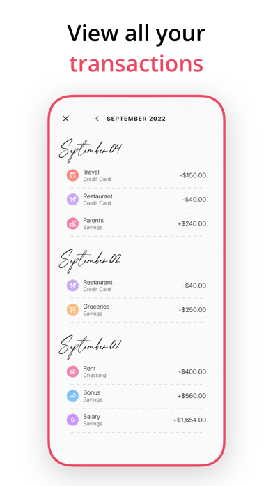 Budget Planner App - Fleur Screenshot