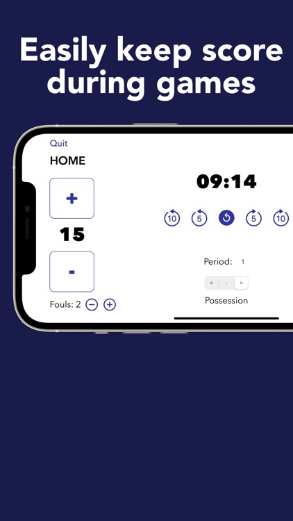 Easy Scoreboard for Basketball