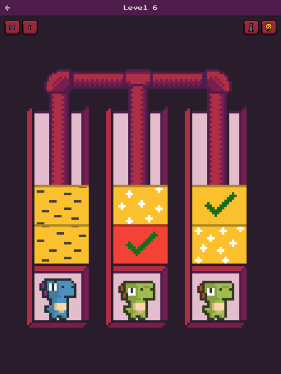 Sorting Puzzle: Save the Dinos