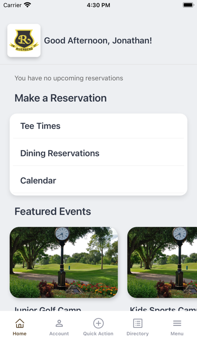 Riverbend Country Club Screenshot