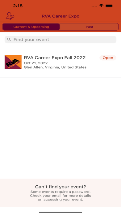 RVA Career Expo Screenshot