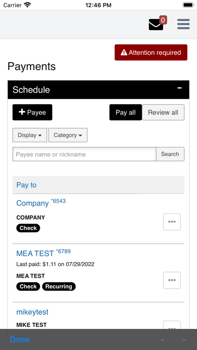 Kentland Bank Mobile Banking Screenshot