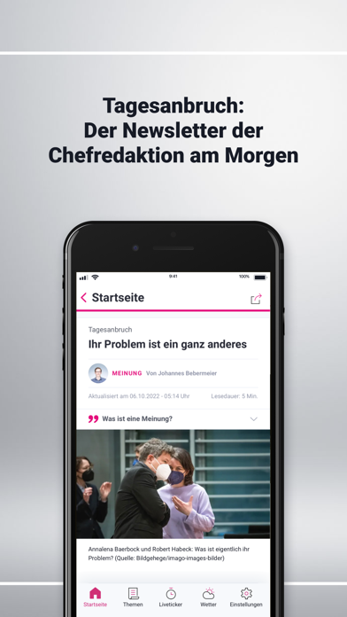 t-online Nachrichten Screenshot