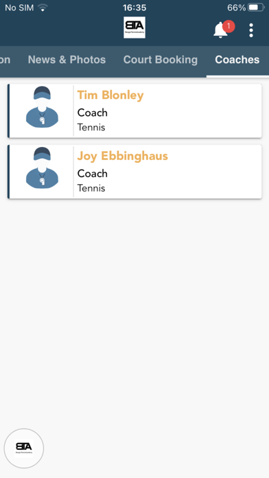 Bangor Lawn Tennis Screenshot