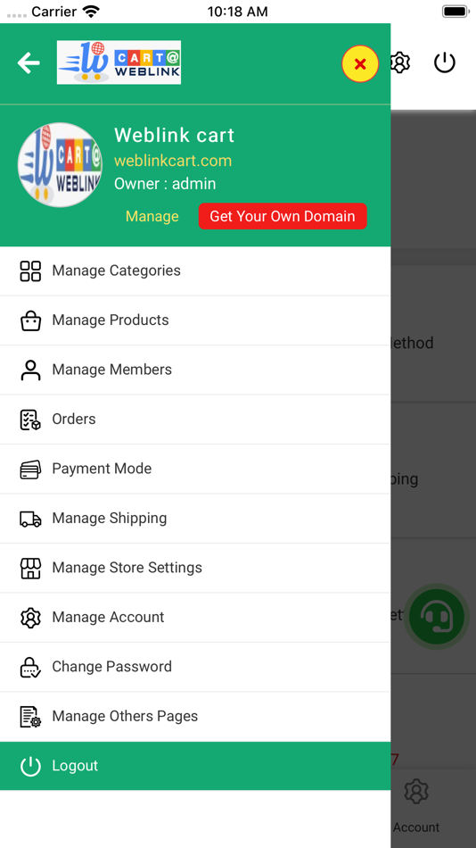 #5. Weblink Cart (iOS) 由: Weblink .In Pvt Ltd