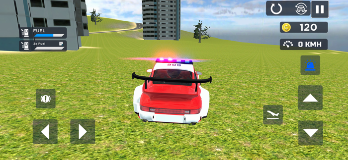 Flying Car Game Police Games
