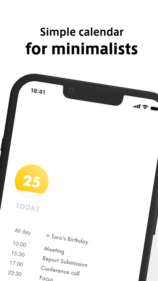 #1. CALNI Simple Calendar (iOS) 由: Shin Nagamura