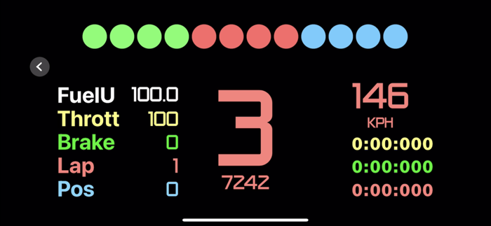 Sim Racing Dash for ForzaH5