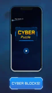 cyber puzzle - block puzzles iphone screenshot 1