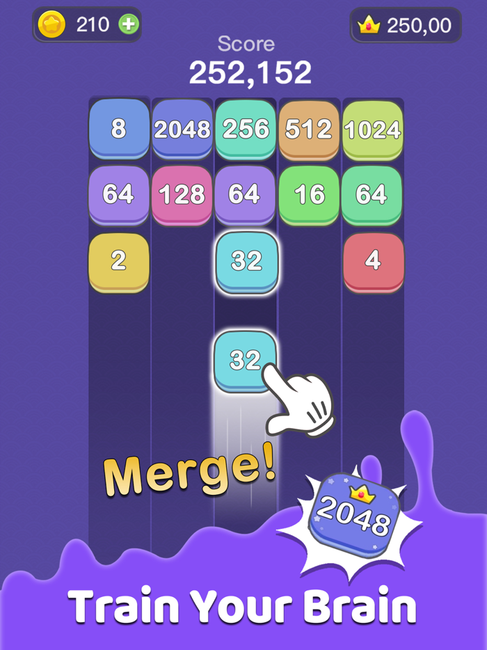 Shoot 2048-Merge Blocks