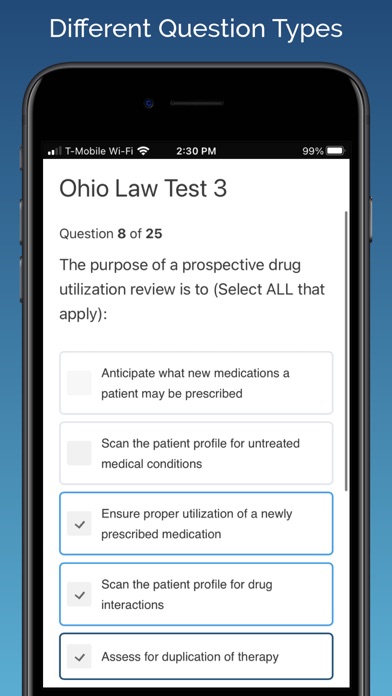 MPJE Ohio Test Prep Screenshot